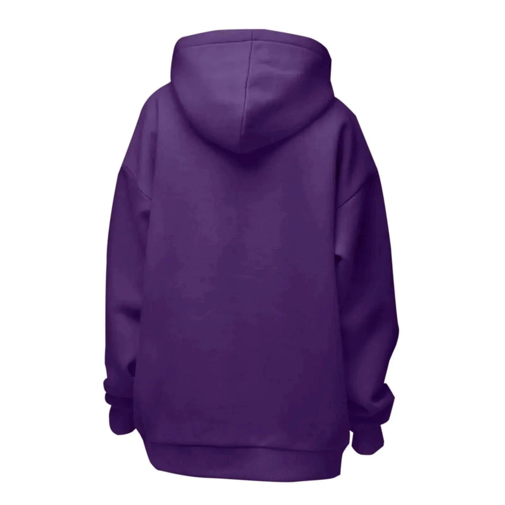 Trendy Solid Color Sports Hoodies | Fleece Sweatshirts for Men & Women | Couple Pullover for Spring & Autumn - FitZone360