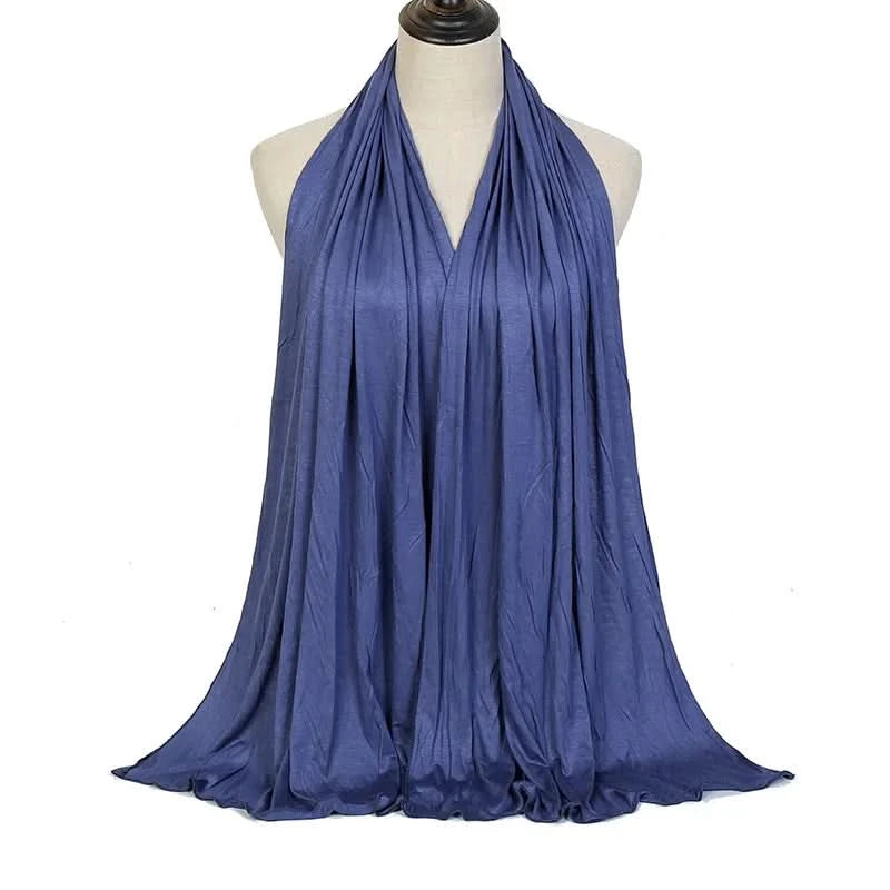 🌙 Soft Modal Cotton Jersey Hijab Scarf – 170x60cm - FitZone360