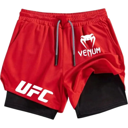 Venum UFC 2-Layer Compression Shorts | Fight-Ready Performance | FitZone360 - FitZone360