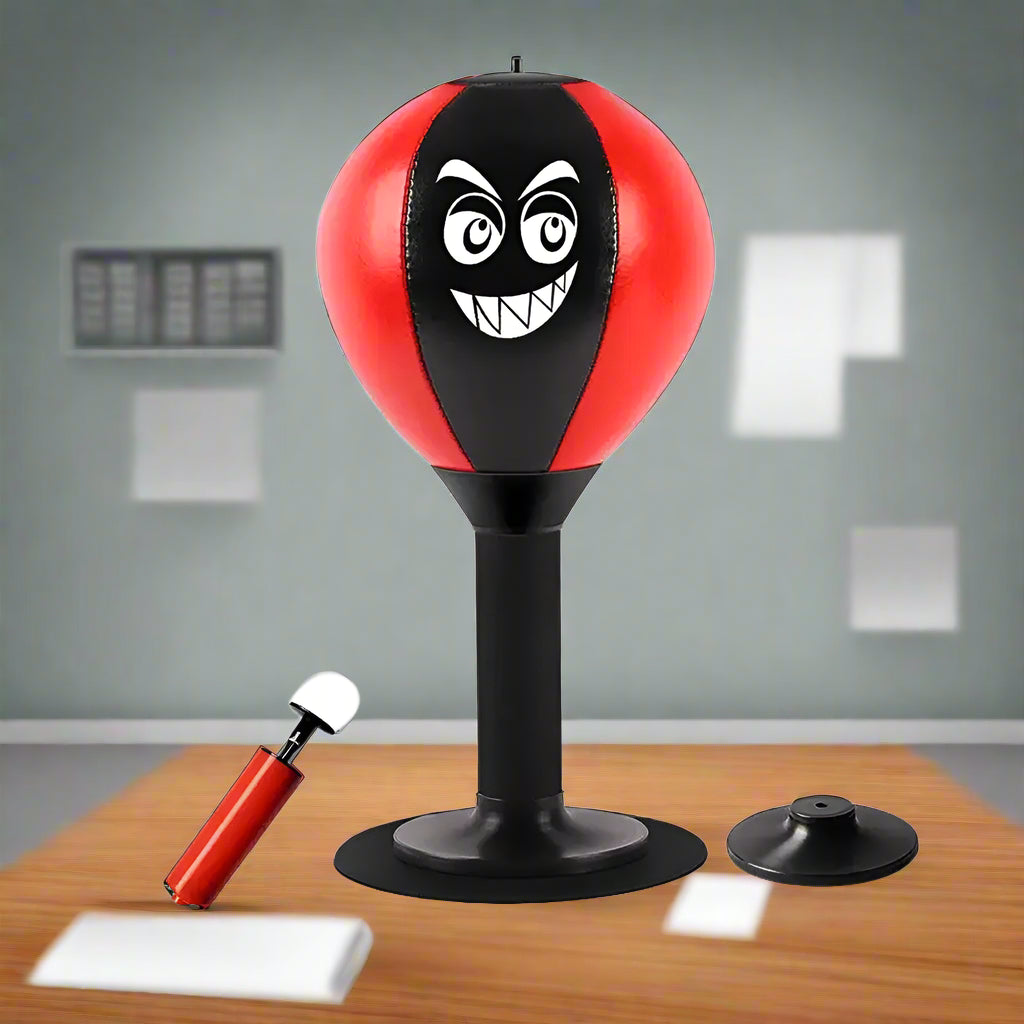 Desktop Boxing Speed Ball Punching Bag Stress Buster. - FitZone360