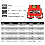 Muay Thai MMA Boxing Training Shorts | Elite Combat Performance - FitZone360