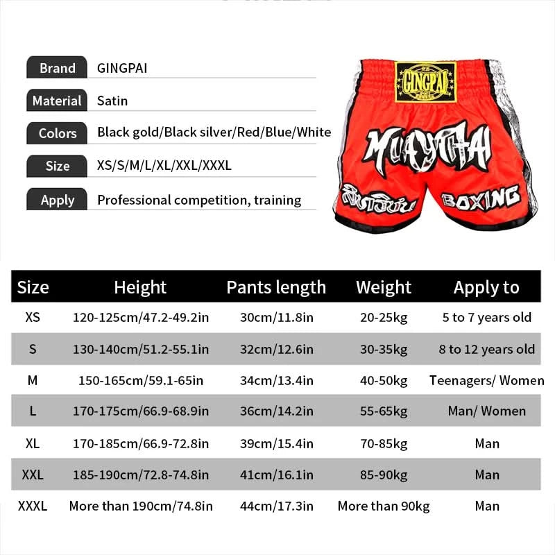 Muay Thai MMA Boxing Training Shorts | Elite Combat Performance - FitZone360