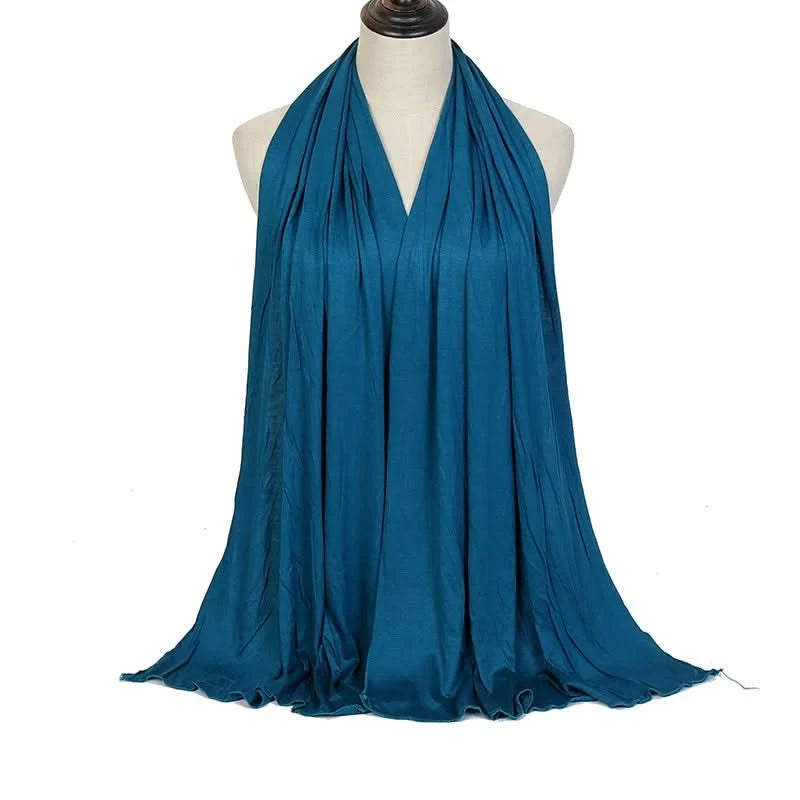 🌙 Soft Modal Cotton Jersey Hijab Scarf – 170x60cm - FitZone360