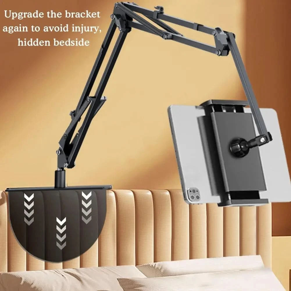 Z Retractable Bedside Phone and Tablet Holder. 360° Rotating Flexible Desktop Phone Mount - FitZone360