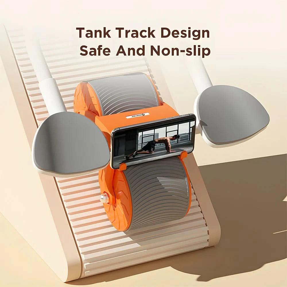 Abdominal Roller Ultra-Stable | Core Strength & Full-Body Workout for Home & Gym - FitZone360