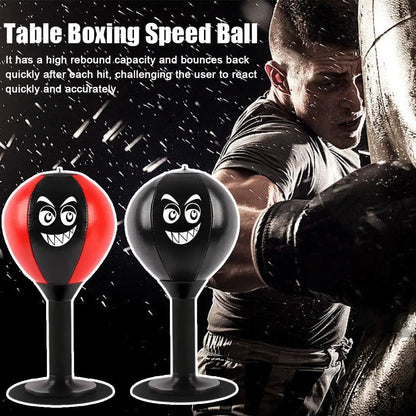 Desktop Boxing Speed Ball Punching Bag Stress Buster. - FitZone360