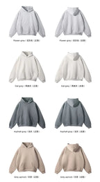 Fleece Hooded Sweatshirt | Unisex Oversized Winter Hoodie Pullover - FitZone360