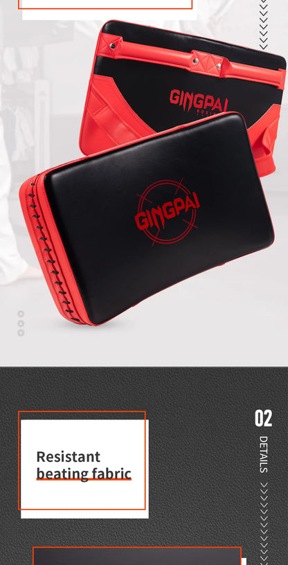 Heavy-Duty Kickboxing & Martial Arts Strike Shield | Kicking Pad for Training - FitZone360