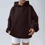 Trendy Solid Color Sports Hoodies | Fleece Sweatshirts for Men & Women | Couple Pullover for Spring & Autumn - FitZone360