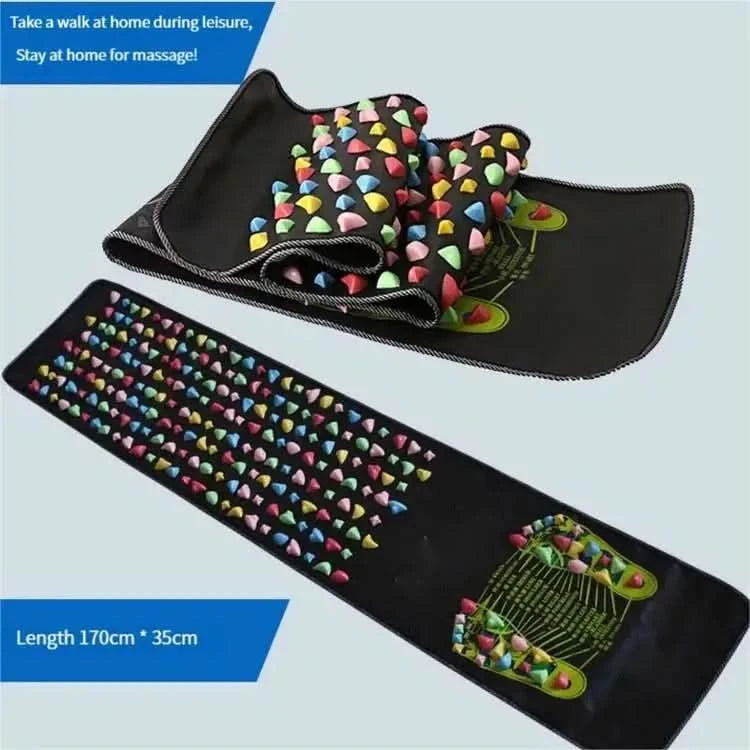Finger Pressure Foot Massage Pad | Soft Stone Acupressure Board - FitZone360