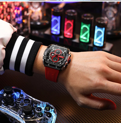 Top Brand Men's Watches | Luxury Square Quartz Wristwatch - FitZone360