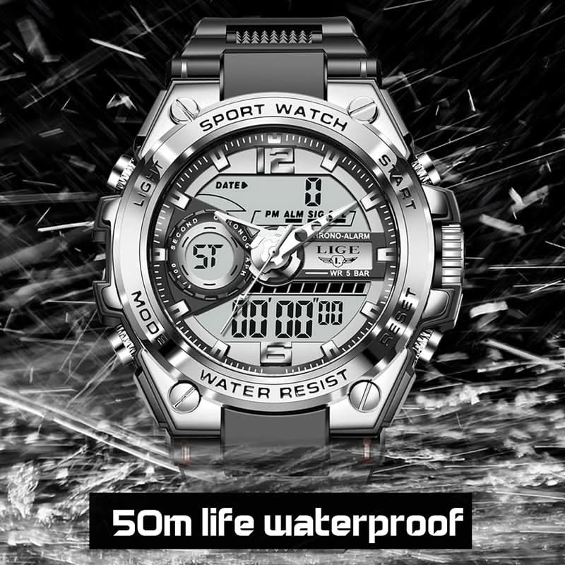 Men's and Women's Sports Watch 50m Waterproof LED Quartz Clock - FitZone360