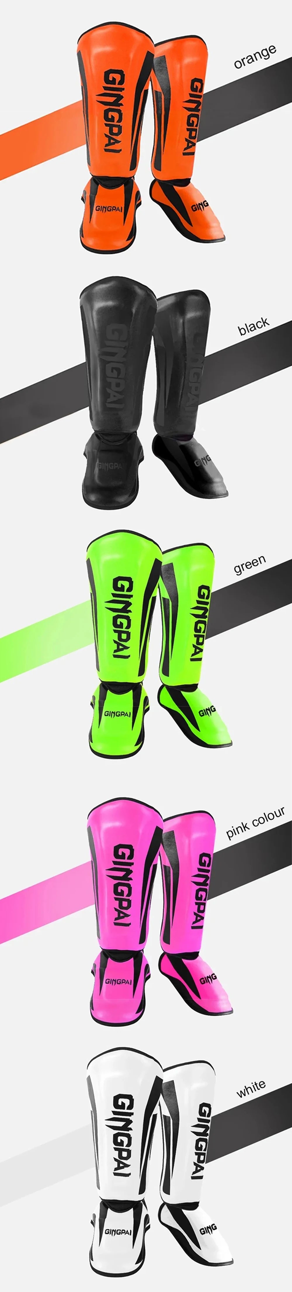 Muay Thai & Kickboxing Shin Guards – Martial Arts Protective Pads for Boxing, Sparring & Training - FitZone360