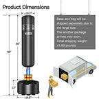 HEAVY-DUTY | Freestanding Punch Bag | Ideal for Adults, Boxers & Martial Artists - FitZone360