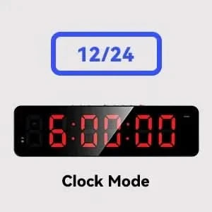 LED Digital Boxing Timer | Round Interval Workout Clock for Boxing. MMA, Muay Thai, and Martial Arts - FitZone360