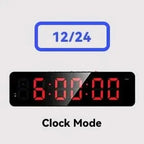 LED Digital Boxing Timer | Round Interval Workout Clock for Boxing. MMA, Muay Thai, and Martial Arts - FitZone360