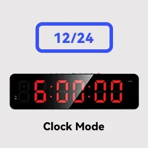 LED Digital Boxing Timer | Round Interval Workout Clock for Boxing. MMA, Muay Thai, and Martial Arts - FitZone360