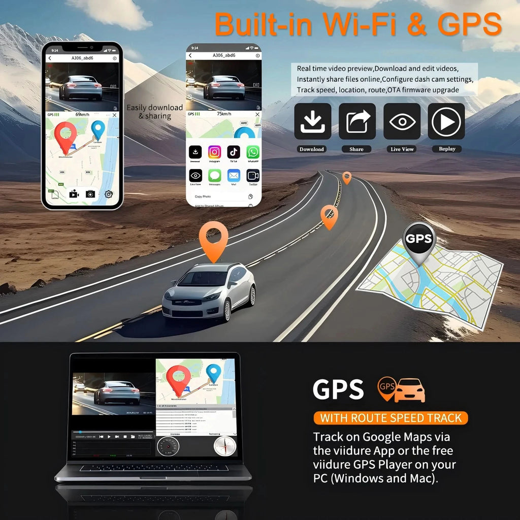 Ultra HD Smart Dash Cam | Your Ultimate Driving Companion - FitZone360