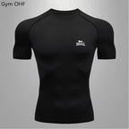 Lonsdale Men's Compression Gym Shirt – Quick-Dry Tight Fit for Fitness & Training - FitZone360