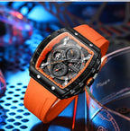 Top Brand Men's Watches | Luxury Square Quartz Wristwatch - FitZone360