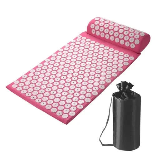 Massage Yoga Mat for Back Pain Relief, Needle Yoga Massage Mat with Acupressure - FitZone360