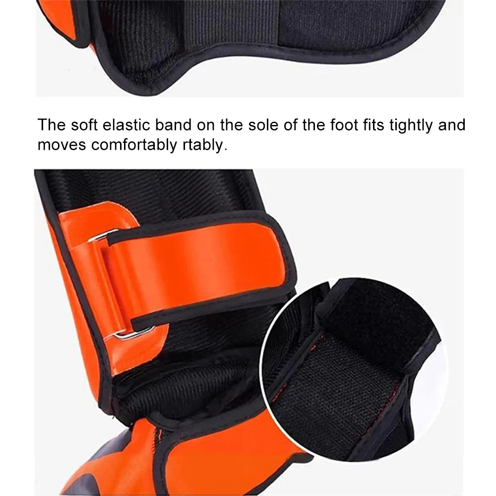 Muay Thai & Kickboxing Shin Guards – Martial Arts Protective Pads for Boxing, Sparring & Training - FitZone360
