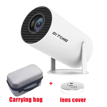 DITONG HY300 Plus 4K Mini Projector | HD 1280x720P Android LED Portable Home Cinema for Phone & Movie Streaming - FitZone360