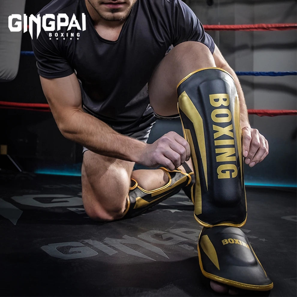 🥊 Muay Thai & Kickboxing Shin Guards | Shin Pads for Sparring & Training - FitZone360
