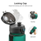 Portable Sports Water Bottle | Leakproof, BPA-Free Plastic Drinkware for Travel & Fitness - FitZone360