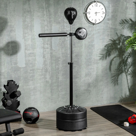 Freestanding Reflex Punch Ball | 360° Spinning Boxing Trainer for Home & Gym Workouts - FitZone360