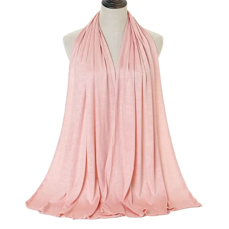 🌙 Soft Modal Cotton Jersey Hijab Scarf – 170x60cm - FitZone360