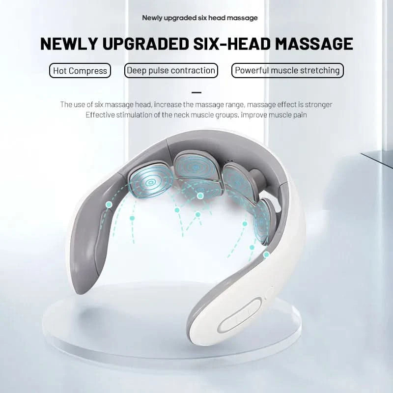 Electric Neck Massager with Magnetic Pulse Therapy - FitZone360