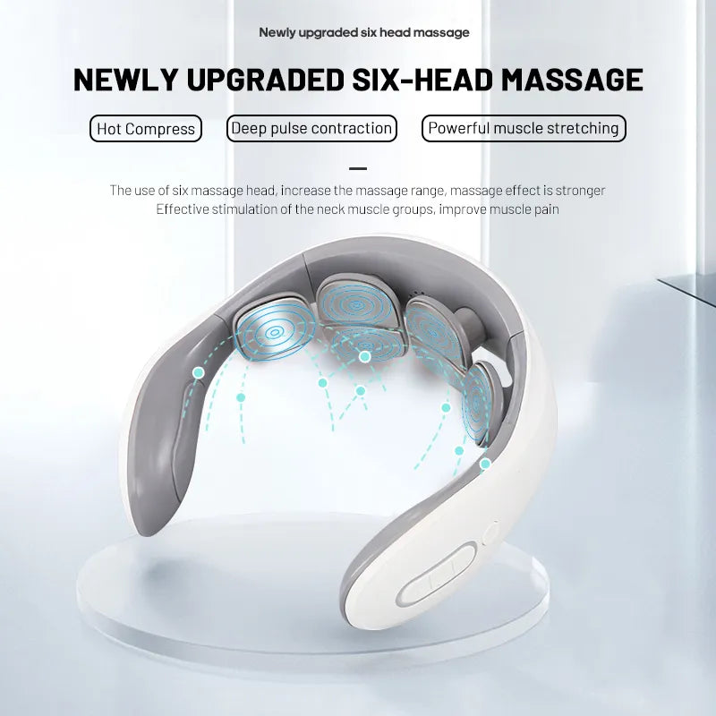 Electric Neck Massager with Magnetic Pulse Therapy