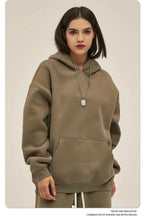Fleece Hooded Sweatshirt | Unisex Oversized Winter Hoodie Pullover - FitZone360