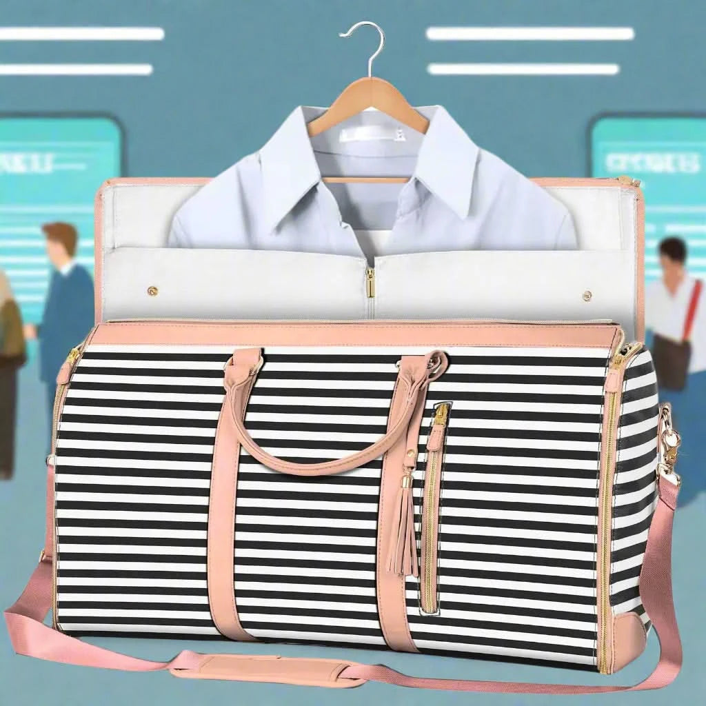 Travel Non-Crease Foldable Suit Bag | Stylish & Convenient Carry-On Luggage - FitZone360