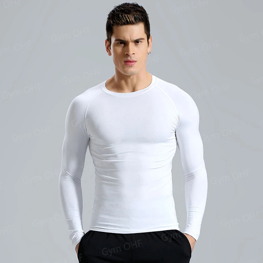Lonsdale Men's Compression Gym Shirt – Quick-Dry Tight Fit for Fitness & Training - FitZone360