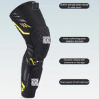 Padded Knee & Shin Compression Sleeve for Muay Thai, MMA & Martial Arts | Impact Protection, Support & Flexibility - FitZone360