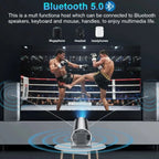 4K Mini Projector | Watch and LEARN From Your Favourite Fighters | 100 inch Screen | HD 1280x720P Android LED Portable Home Cinema - FitZone360