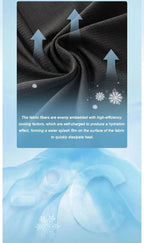 Men's Ice Silk Running T-Shirt | Quick-Dry, Breathable & Reflective Design - FitZone360
