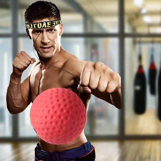 Boxing Reflex Ball – Head-Mounted PU Speed Ball for MMA, Boxing and Muay Thai Training - FitZone360