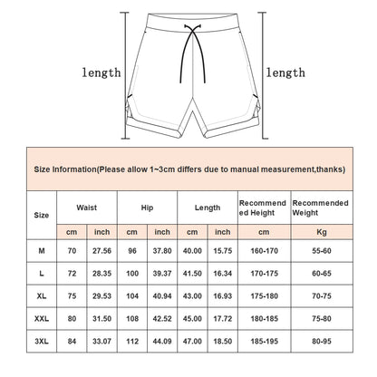 Men's 2-in-1 Camo Gym Running Shorts – Quick Dry, Summer Workout Activewear - FitZone360