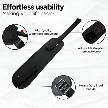 Premium Hip Thrust Belt for Glute Workouts | Supports Dumbbells, Kettlebells & Plates | Home & Gym Fitness Accessory - FitZone360