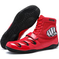 Professional Boxing Shoes | Lightweight High-Top Fight Footwear - FitZone360