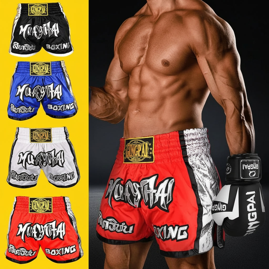 Muay Thai MMA Boxing Training Shorts | Elite Combat Performance - FitZone360