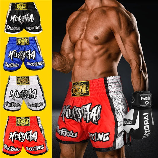 Muay Thai MMA Boxing Training Shorts | Elite Combat Performance - FitZone360