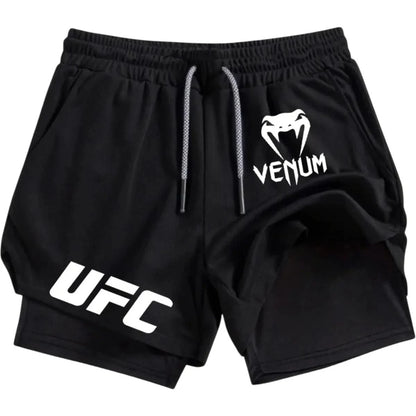 Venum UFC 2-Layer Compression Shorts | Fight-Ready Performance | FitZone360 - FitZone360