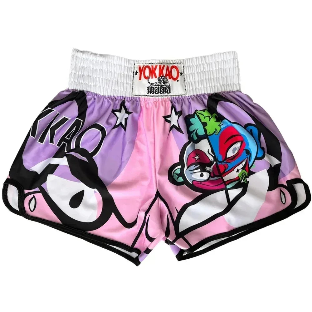 YOKKAO Design Muay Thai Boxing Shorts | Thai Kickboxing K1 Training Fight Shorts