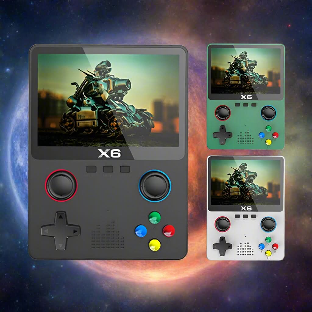 🎮 New X6 3.5-Inch IPS Screen Handheld Game Player | Elevate Your Gaming Experience! - FitZone360