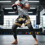 Padded Knee & Shin Compression Sleeve for Muay Thai, MMA & Martial Arts | Impact Protection, Support & Flexibility - FitZone360