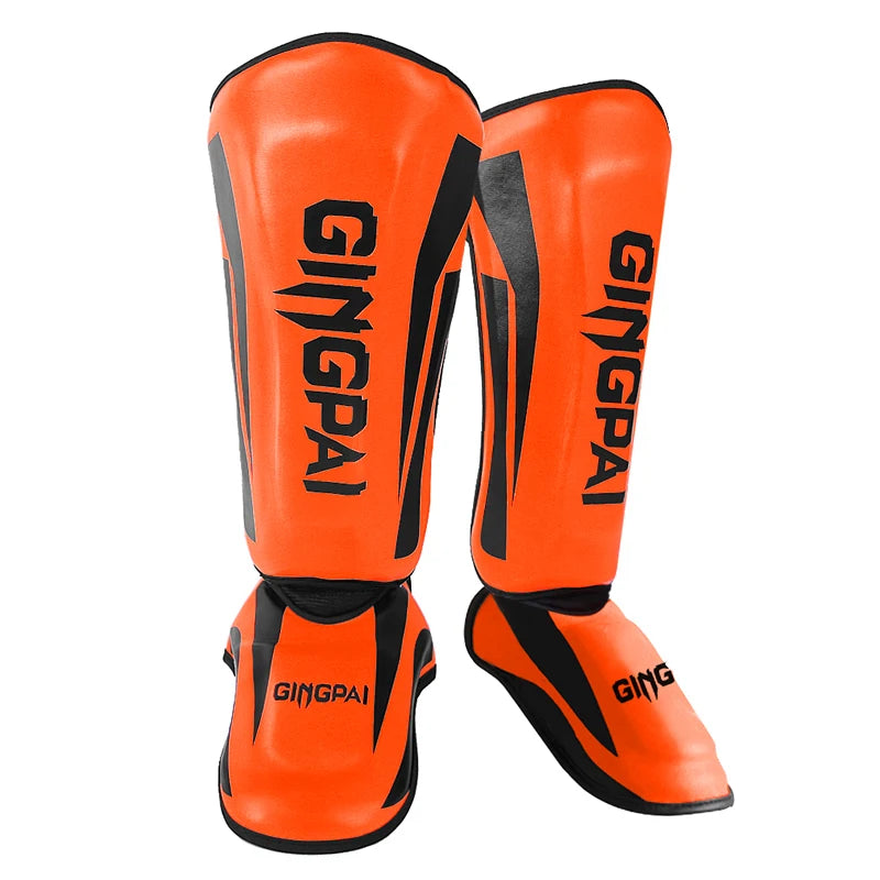 Muay Thai & Kickboxing Shin Guards – Martial Arts Protective Pads for Boxing, Sparring & Training - FitZone360